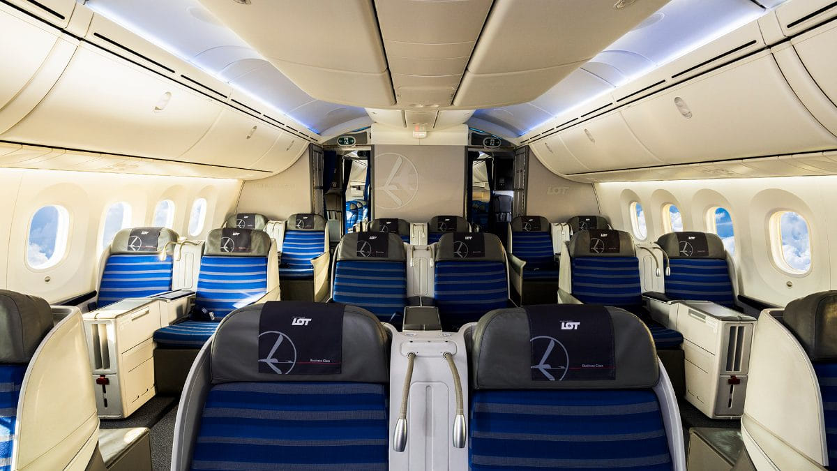 LOT Business Class im Boeing 787 Dreamliner